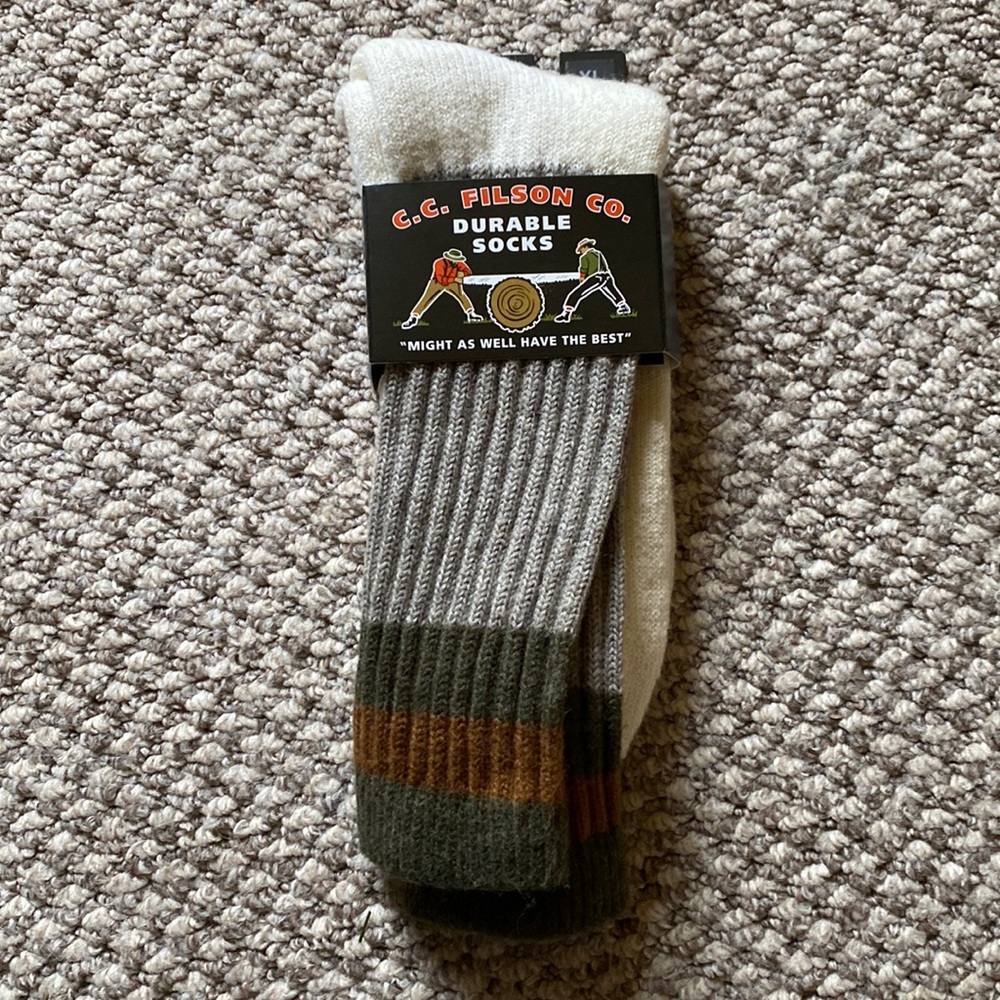 NWT C.C. Filson CO. XL Socks
